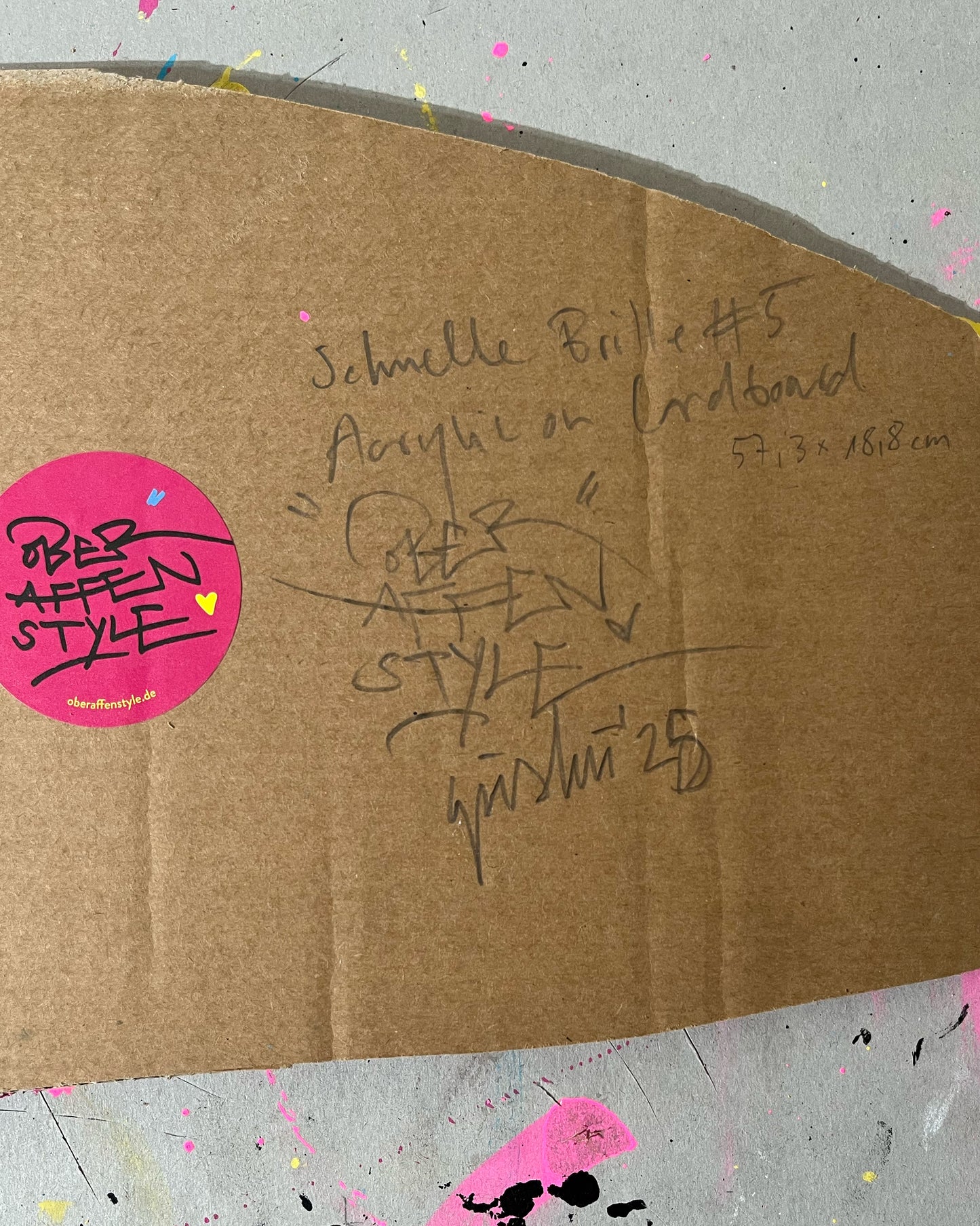 Schnelle Brille #5 – Original Kunstwerk